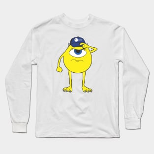 Yellow monster cartoon characters Long Sleeve T-Shirt